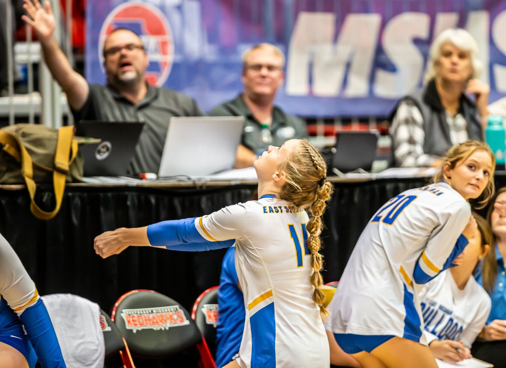 Jefferson vs. East Buchanan girls volleyball